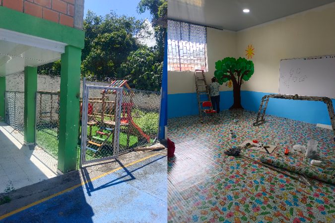 Maintenance and refurbishment of San Vicente School in Génova, Quindío (1/2)